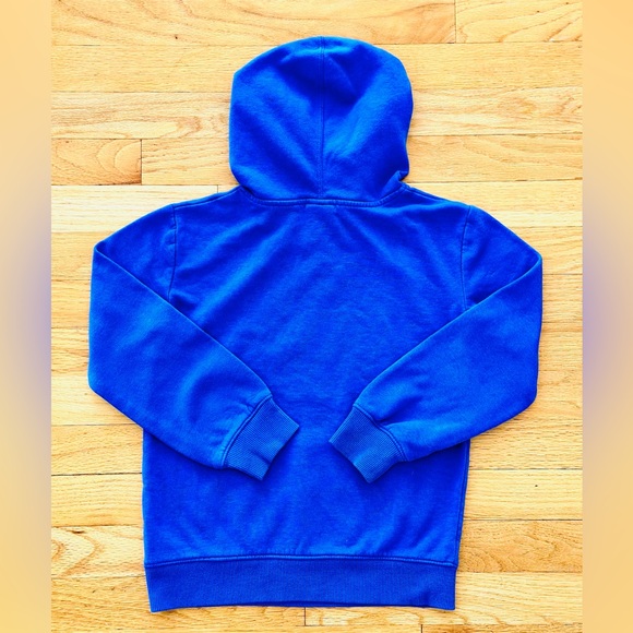 Kids Under Armour Blue Hoodie & Corvette White Hoodie size 7-8 - Picture 3 of 9
